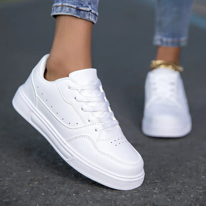 Breathable White Korean Casual Sneaker Breathable