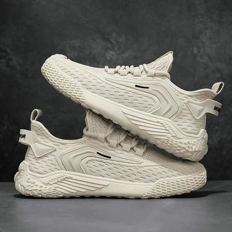 Breathable Flying Mesh Sports Shoes Casual Lightweight Lace-up Sneakers For Men