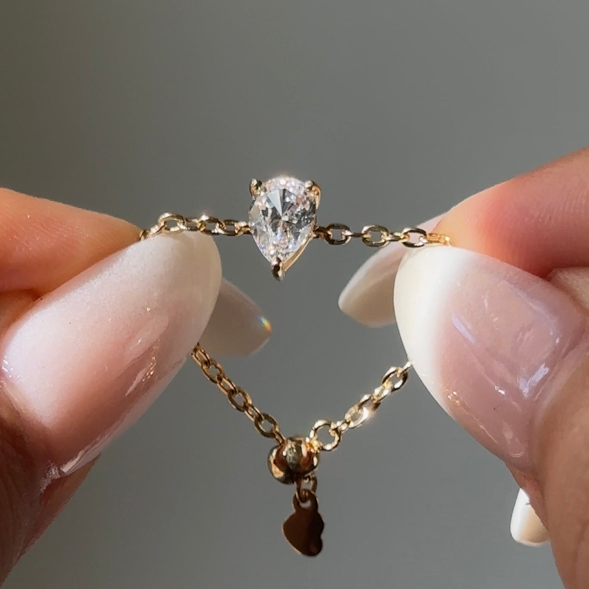 The Original Self-Love Chain Ring- Yellow Gold