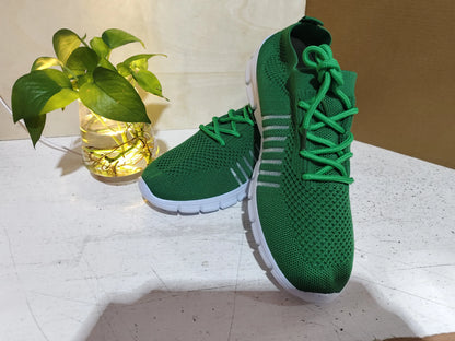 Women's Breathable Sneaker High-cut Lace-up Platform Casual Shoes